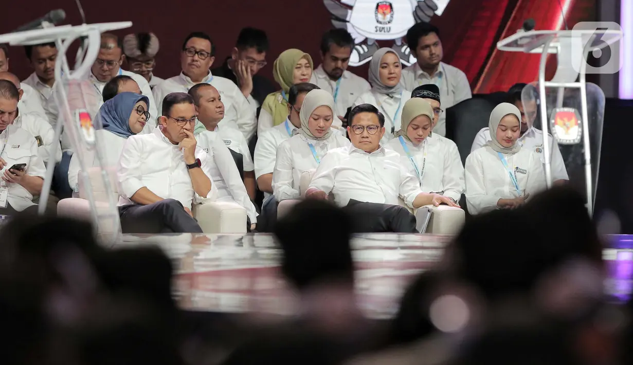 Debat berlangsung selama 150 menit yang terbagi dalam enam segmen. (Liputan6.com/Angga Yuniar)
