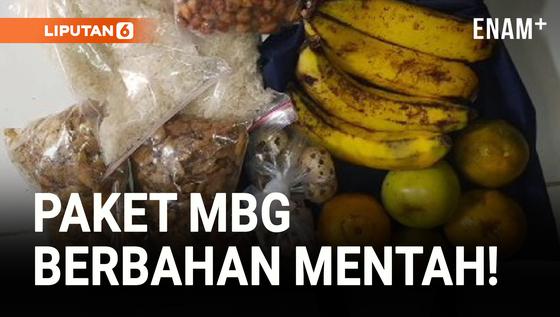VIDEO: Viral! Paket MBG Berbahan Mentah di Tangerang Selatan