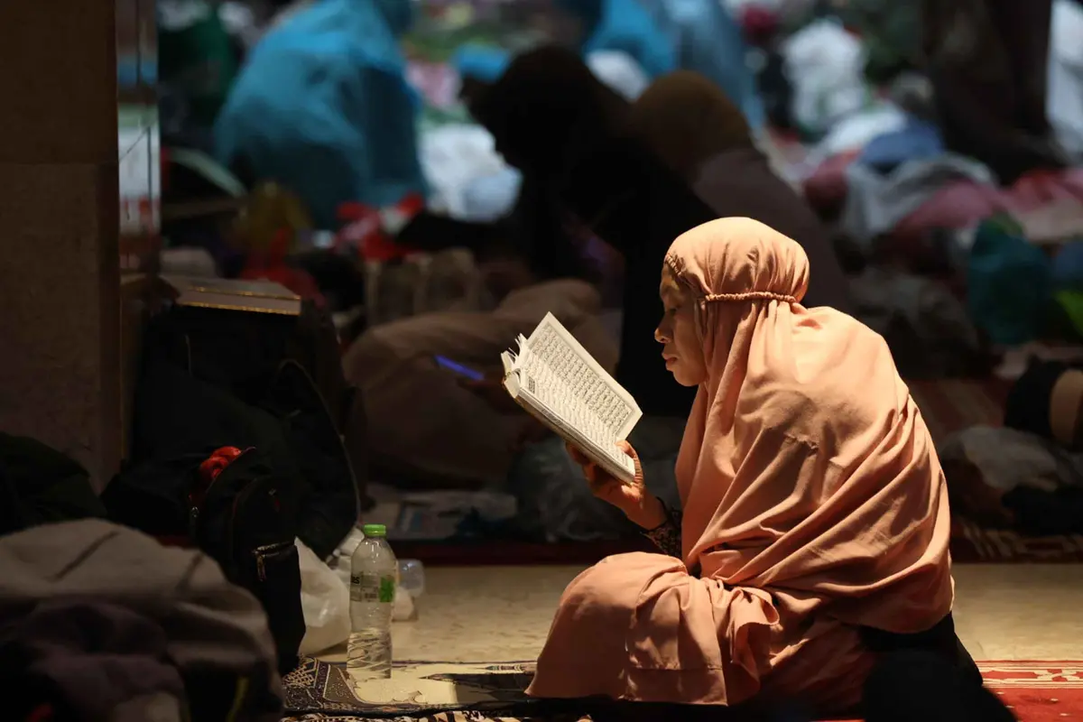 Penghujung Ramadan 1447 Hijriah, Umat Muslim Jalani Itikaf di Masjid Istiqlal Jakarta