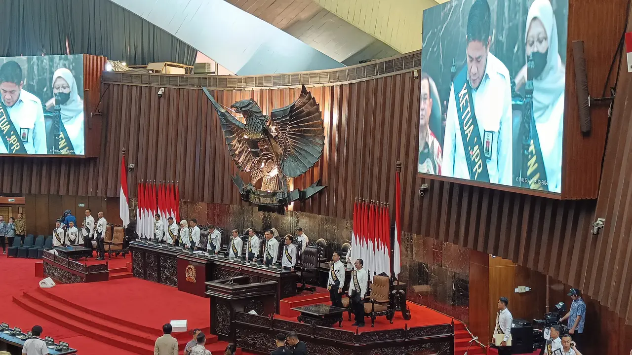 Gladi Kotor Pelantikan Presiden-Wapres Terpilih Prabowo-Gibran
