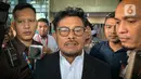 "Hari ini saya memenuhi penggilan secara baik, alhamdulillah panggilan sudah jalan, saya sudah diperiksa secara profesional, saya terimakasih dan saya tetap akan koperatif, kapan pun dibutuhkan saya siap hadir," ujar Syahrul. (Liputan6.com/Faizal Fanani)