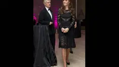 Kate Middleton tampil memukau di salah satu ajang amal di London, Inggris, (23/10/14). (AFP PHOTO/Justin Tallis)