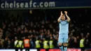 Frank Lampard usai laga antara Chelsea dan Manchester City di Stamford Bridge, London (31/1/ 2015). Lampard mengumumkan pengunduran dirinya sebagai pesepak bola profesional lewat Instagram pribadinya pada Kamis (2/2/2017). (AFP PHOTO / ADRIAN DENNIS) 