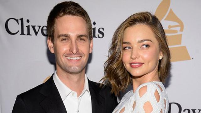 [Bintang] Evan Spiegel dan Miranda Kerr