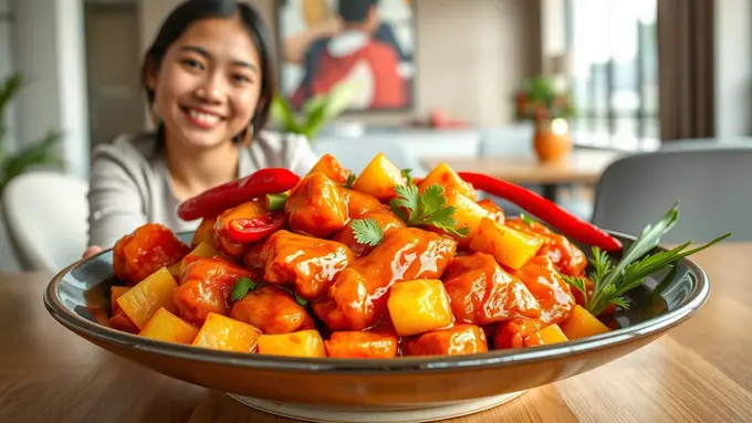 resep ayam asam manis pedas