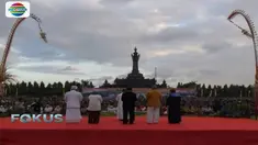 Doa bersama ini bertujuan untuk menguatkan masyarakat Bali untuk menghadapi bencana erupsi Gunung Agung.