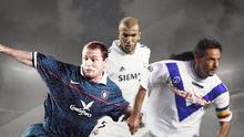 Roberto Baggio, Zidane dan Paul Gascoigne. (Bola.com/Dody Iryawan)