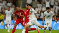 Momen ketika pemain Timnas Irak,&nbsp;Zidane Iqbal, membobol gawang Timnas Indonesia di laga Kualifikasi Piala Dunia 2026 - Dok. Iraq National Team/@IraqNT_EN
