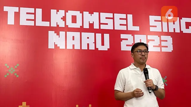 VP Consumer Business Operations Gilang Prasetya Telkomsel (Liputan6.com/ Agustin Setyo Wardani).