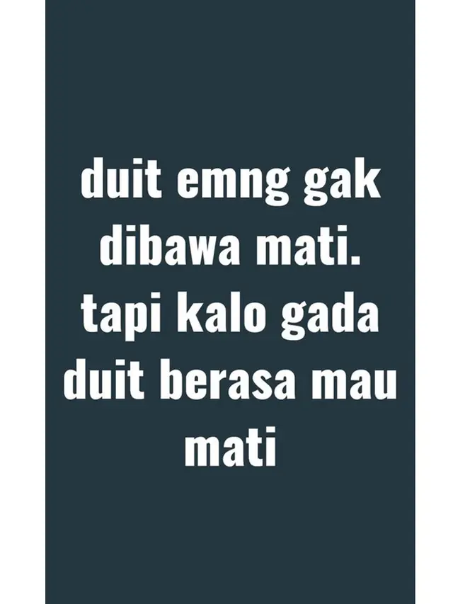 6 Status WhatsApp Butuh Duit Ini Kocak Sekaligus Bikin Geleng-geleng