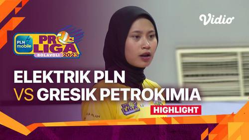 VIDEO: Hadapi Gresik Petrokimia Pupuk Indonesia, Jakarta Elektrik PLN Kembali Telan Kekalahan di PLN Mobile Proliga 2023
