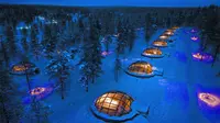 Sensasi Tidur Berhiaskan Pemandangan Borealis Aurora 