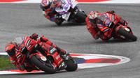 Pembalap Ducati Lenovo Team, Francesco Bagnaia menjadi juara pada balapan MotoGP Austria 2022 yang berlangsung di Sirkuit Red Bull Ring, Spielberg, Minggu (21/8/2022) malam WIB. (AFP/Vladimir Simicek)