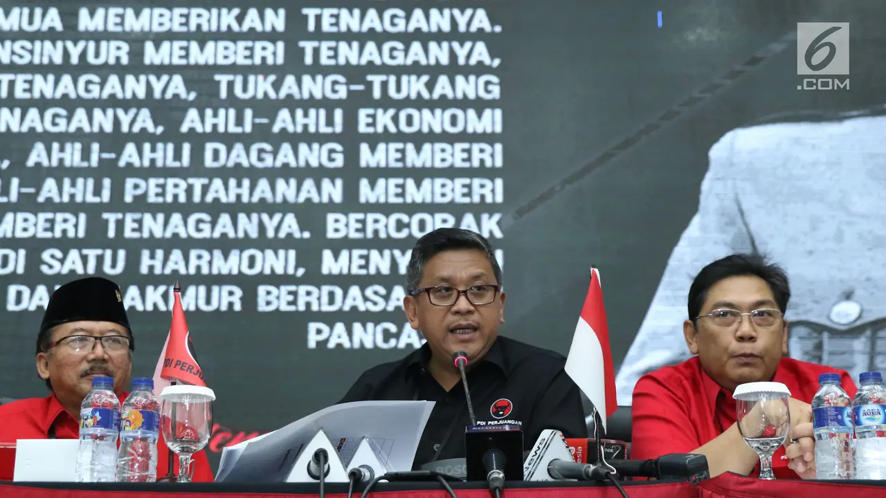 PDIP Ungkap Daftar Nama Bacaleg Pileg 2019