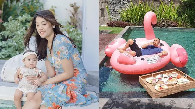 6 Potret Liburan Seru Keluarga Raditya Dika di Bali, Sambil Momong Putri Tercinta