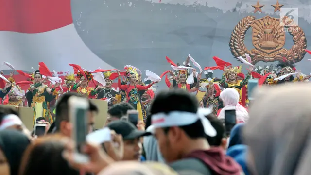 Ratusan Warga Padati Festival Damai di Monas