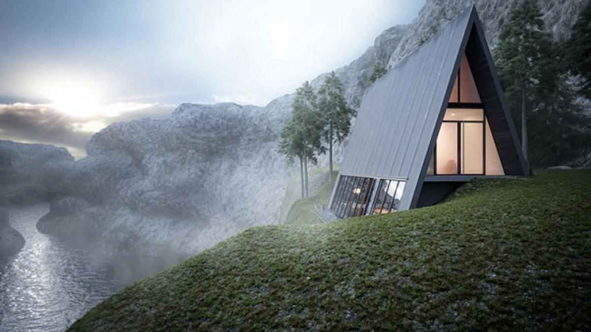 Desain Rumah Minimalis di Tepi Tebing yang Menakjubkan, Cocok untuk Hunian Impian