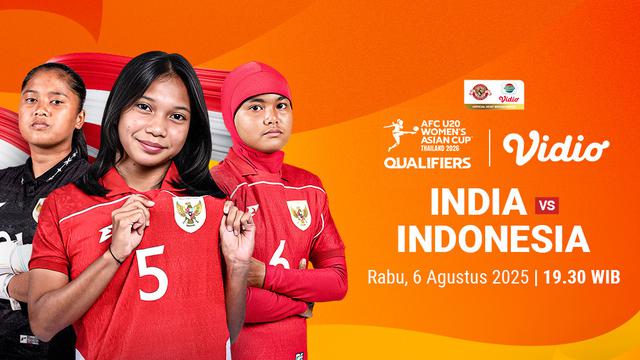 Timnas Indonesia U-20 Putri vs India