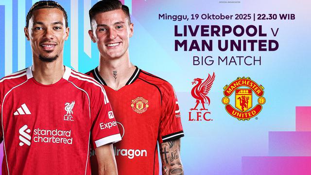 Saksikan Premier League Big Match Liverpool vs Man United di Vidio. (dok. vidio.com)