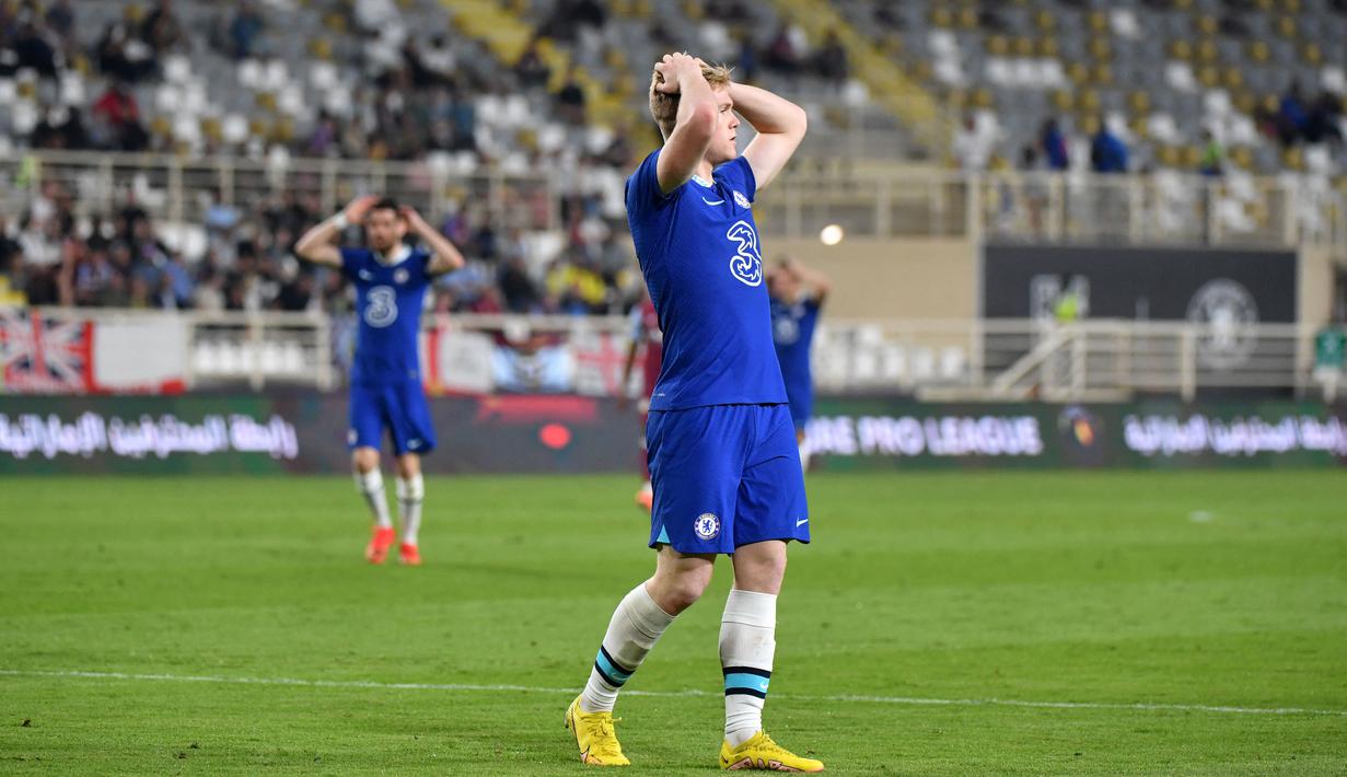 Gol tunggal kemenangan Aston Villa atas Chelsea kali ini diciptakan oleh John McGinn di awal babak pertama. (AFP/Ryan Lim)