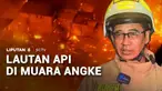 Puluhan rumah di kawasan Kampung Nelayan Tembok Bolong Muara Angke, Penjaringan, Jakarta Utara, terbakar pada Rabu malam. Api diduga berasal dari korsleting.