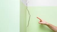 Dinding yang mengalami retak rambut, sebaiknya jangan dianggap remeh. (Credit: Shutterstock)