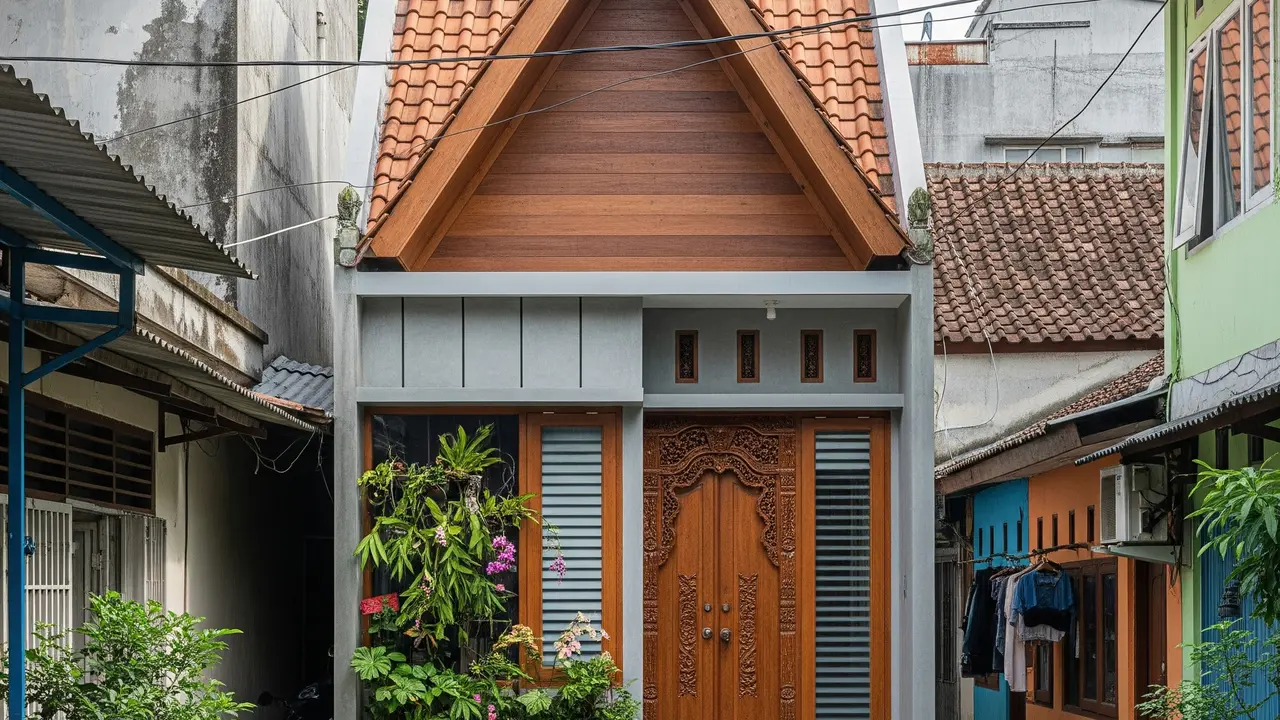 Desain Rumah Sempit Ukuran 4x6 tapi Tetap Estetik. Gemini
