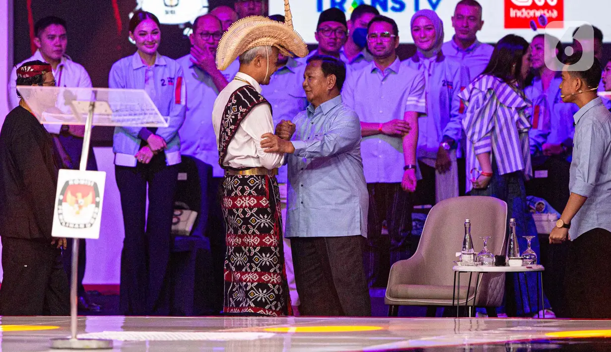 Ada enam segmen dalam debat tersebut. (Liputan6.com/Faizal Fanani)