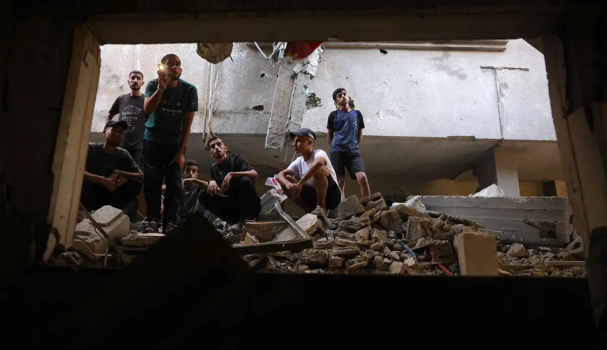 Sebelumnya, Menteri Pertahanan Israel, Israel Katz, menyetujui rencana penaklukan Kota Gaza pada Rabu 20 Agustus 2025. (BASHAR TALEB/AFP)