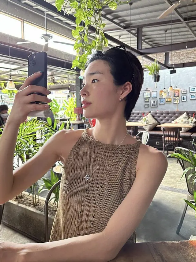 Jo Hye Won Kekasih Lee Jang Woo saat liburan ke Bali, credit: (@hye1_jo)