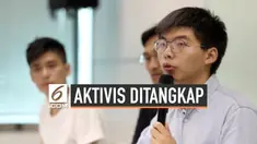 Aktivis Hong Kong Joshua Wong kembali ditahan polisi Hong Kong setelah kembali dari Taiwan. ia dituduh melanggar izin bebas bersyarat yang sedang dijalani.