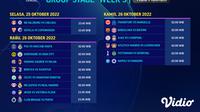 Jadwal dan Live Streaming Liga Champions 2022/2023 Pekan Kelima di Vidio, 25-27 Oktober 2022. (Sumber : dok. vidio.com)
