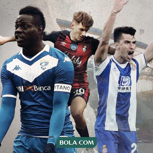 Mario Balotelli, David Brooks dan Marc Roca