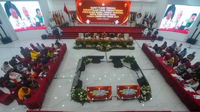 KPU RI Mulai Rekapitulasi Suara Tingkat Nasional