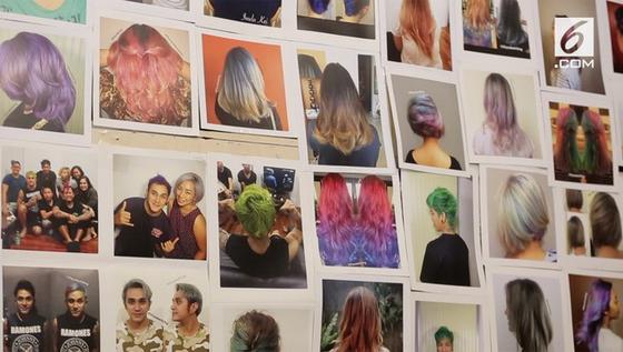 VIDEO: Warna Warni Cat Rambut, Dari Hobi jadi Rezeki