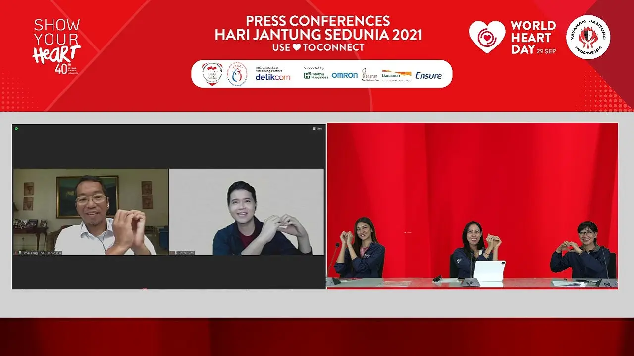Konferensi Pers Hari Jantung Sedunia 2021 oleh YJI.