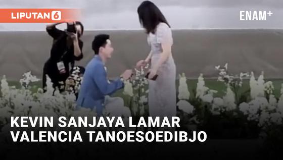 VIDEO: Sambil Berlutut, Kevin Sanjaya Lamar Valencia Tanoesoedibjo