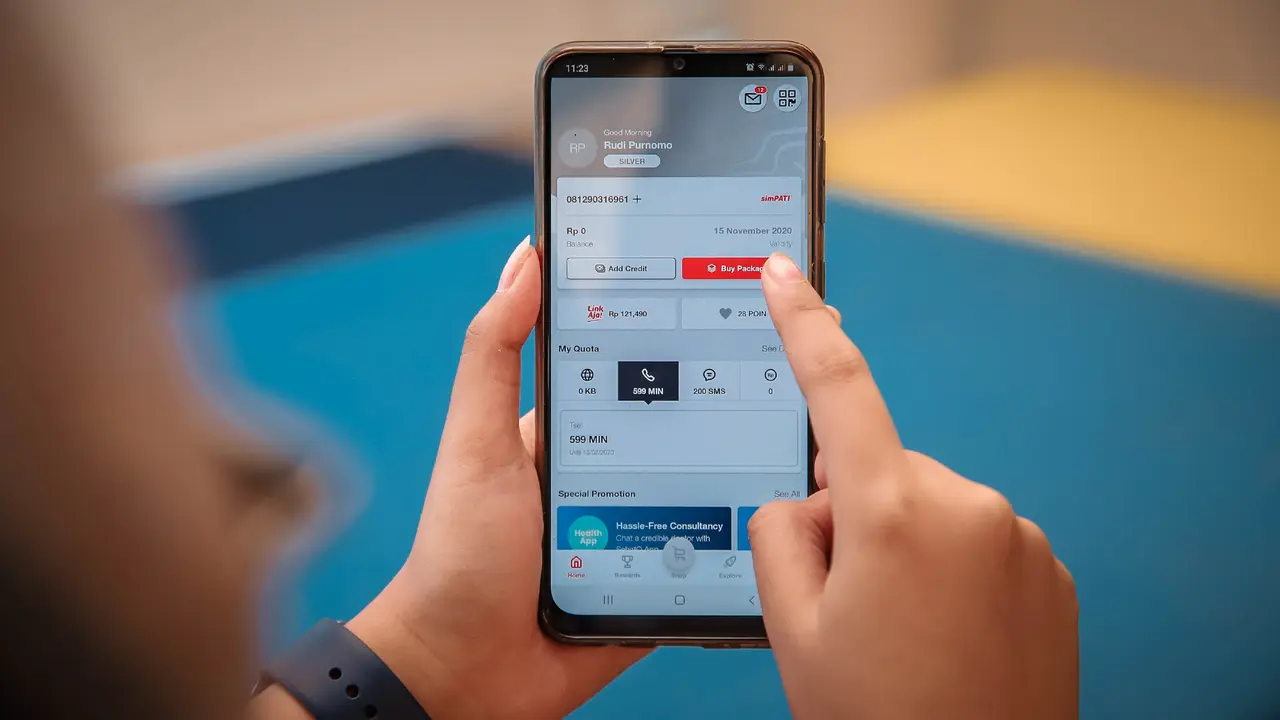 Versi terbaru aplikasi MyTelkomsel (Foto: Telkomsel)