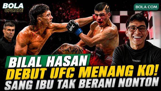 Bilal Hasan Menang KO di Debut UFC, Sang Ibu Tak Berani Nonton Pertandingannya