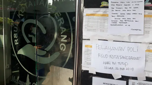 Setelah Kebakaran, Operasional RSUD Kota Tangerang Dihentikan (Liputan6.com/Pramitha)