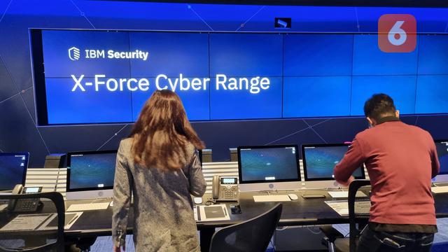 IBM X-Force Command Center tour di Cambridge, Boston, AS, soal serangan siber. (Liputan6.com/Tanti Yulianingsih)