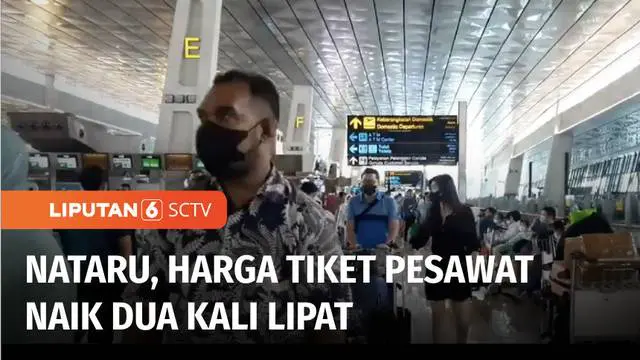 Jelang hari Natal dan Tahun Baru pergerakan penumpang pesawat di Bandara Soekarno Hatta kian tinggi, baik rute domestik maupun tujuan internasional. Namun para penumpang mengeluhkan kenaikan harga tiket yang mencapai dua kali lipat.