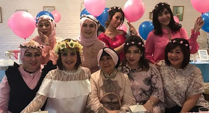 Andi Soraya di acara baby shower. (Instagram)