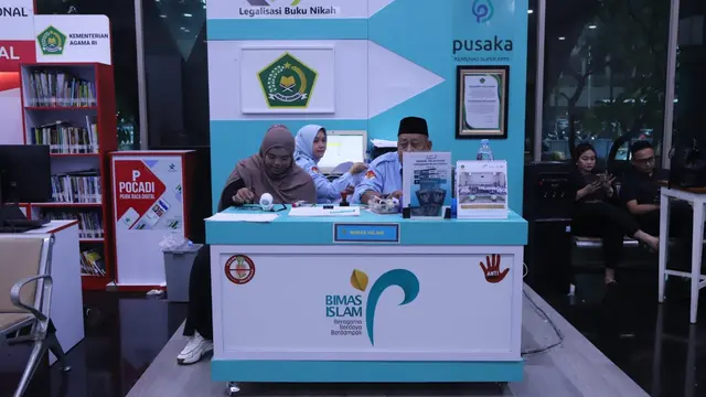 Ilustrasi pelayanan di Kemenag