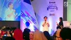 Direktur Marketing PT Sido Muncul Irwan Hidayat saat menjadi pembicara di EMTEK Goes To Campus (EGTC) 2017 di Universitas Airlangga, Surabaya, Kamis (14/9). Para pembicara bercerita pengalaman soal bisnis dan kunci sukses. (Liputan6.com/Helmi Afandi)