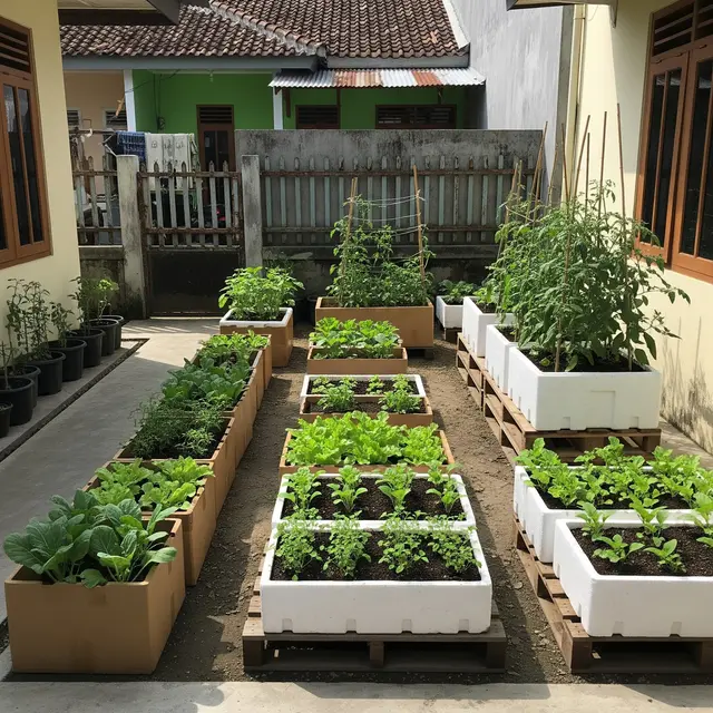 9 Ide Kebun Sayur Hemat Biaya di Kontrakan Sepetak, Panen Segar Lahan Terbatas
