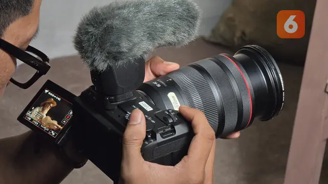 Canon EOS R6 V. Liputan6.com/Iskandar