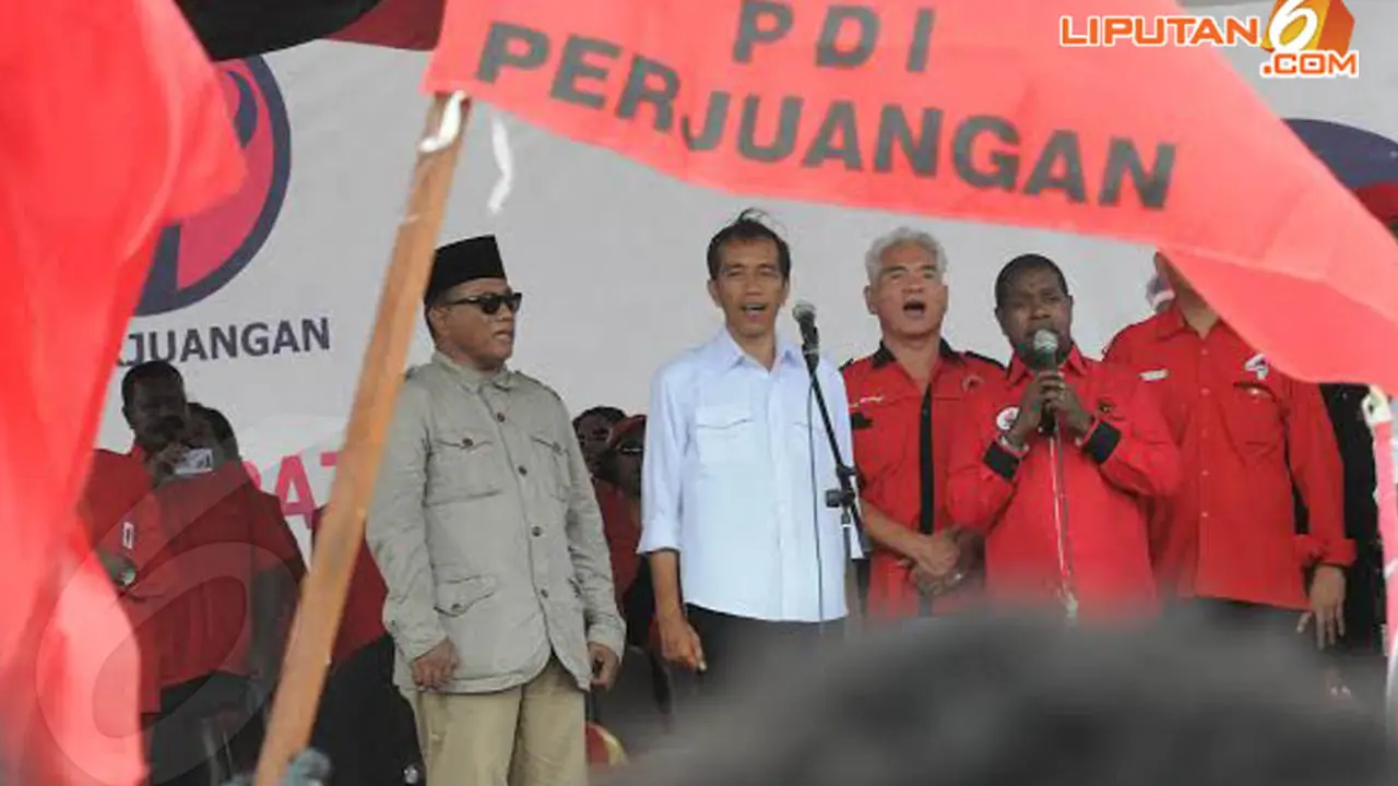 [FOTO] Kampanye di Jayapura, Jokowi Optimis Menang 