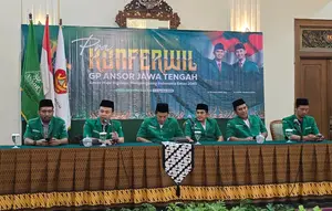 Pelaksanaan pra Konferwil DPW GP Ansor di Solo. Foto: Liputan6.com/ Felek Wahyu