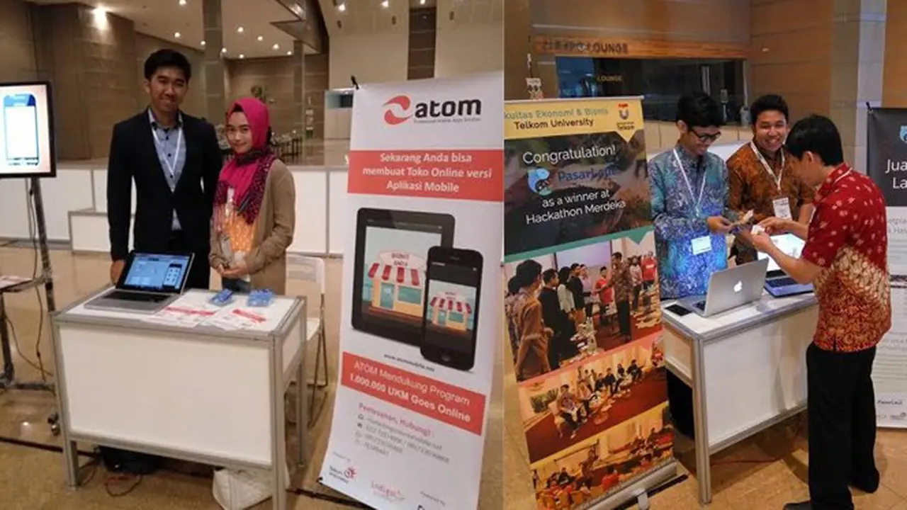 Startup binaan Indigo Creative Nation yang difasilitasi gratis dalam Communic Indonesia & Broadcast Indonesia 2016 di JIE, Jakarta, 31 Agustus-3 September. Dok: Divisi Digital Service Telkom